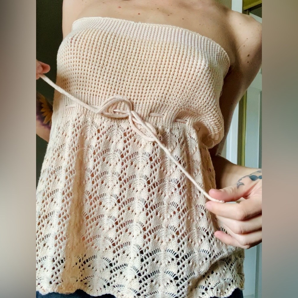Listicle Pink Tube Top light S Mistic Prysm